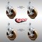 Service Caster 5 Inch SS High Temp Phenolic Wheel Swivel 1/2 Inch Threaded Stem Caster Set Brake SCC-SSTS20S514-PHSHT-TLB-121315-4 - alternate 3